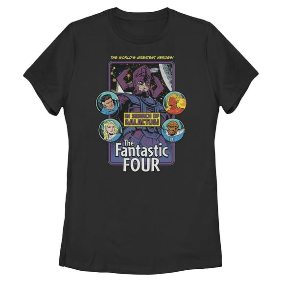 Womens The Fantastic Four: First Steps Greatest Heroes Comic Cover T Shirt