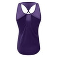 thumbnail image 3 of Aayomet Crop Tops For Women Womens Silk Satin Tank Tops V Neck Casual Cami Sleeveless Camisole Blouses Summer Basic Tank Shirt,Purple S, 3 of 4