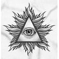 thumbnail image 2 of Illuminati Triangle Conspiracy Theory Plus Size Crewneck Graphic Tee Shirt Brisco Brands 2X, 2 of 4