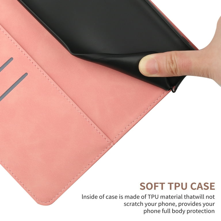 for Samsung Galaxy S24 Ultra Case, Wallet Card Holder PU Leather Stand Flip  Cases Wrist Strap Magnetic Closure Shockproof Protective Cover for Samsung  Galaxy S24 Ultra, Pink - Walmart.com
