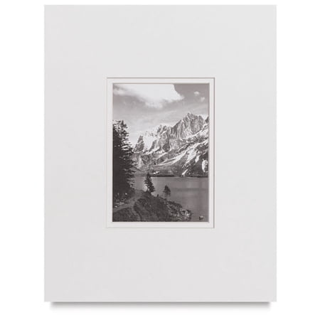 Blick Roadshow 3-in-1 System - White, Double Mat, 11" x 14" (4-3/4" x 6-3/4" Opening)