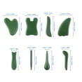 thumbnail image 2 of Graflsoa Single Jade Gua Sha Tool for Face, Neck, and Body Massage - Relaxation Stone in Various Sizes (Model 01), 2 of 6