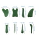 thumbnail image 5 of Herramienta de masaje Jade Guasha Herramienta facial Gua Sha Tablero Guasha Labymos Rascador Guasha, 5 of 7