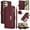 Winered, variant on Allytechgroup Flip Wallet Phone Case for Samsung Galaxy S25 Ultra, Shockproof Case with Credit Card Slot Shoulder Strap Lanyard Zipper PU Leather Phone Case for Women Girls, Black