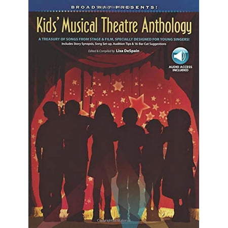 Pre-Owned Broadway Presents! Kids' Musical Theatre Anthology: A Treasury of Songs from Stage & Film, Specially Designed for Young Singers! (Book & CD) Paperback