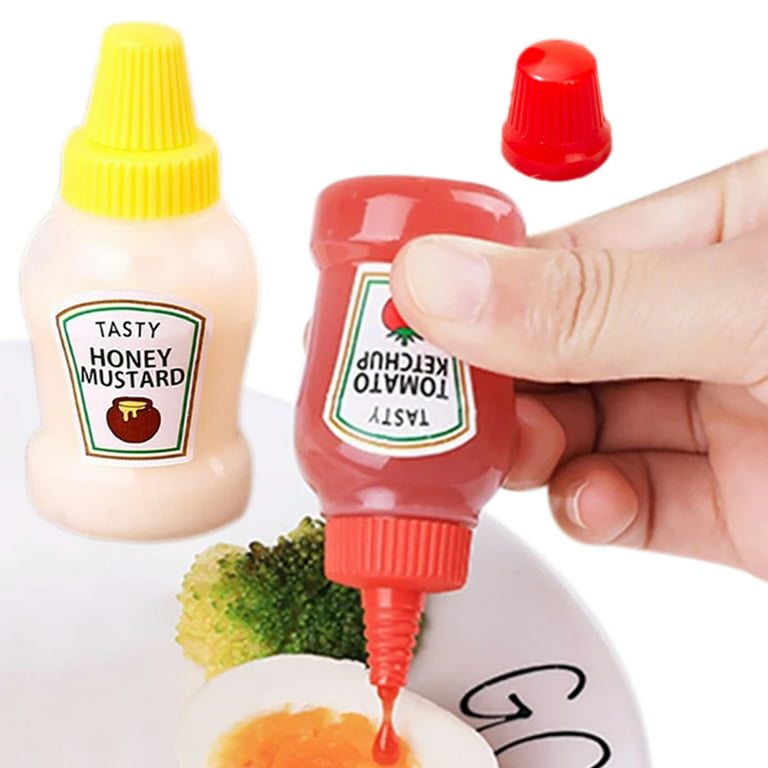 Mini Tomato Ketchup Chili Sauce Bottle Portable Bento Small Sauce