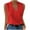 Red, variant on Women Wrap V Neck Sleeveless Blouse Casual Loose Summer Tops Vest, Red XL