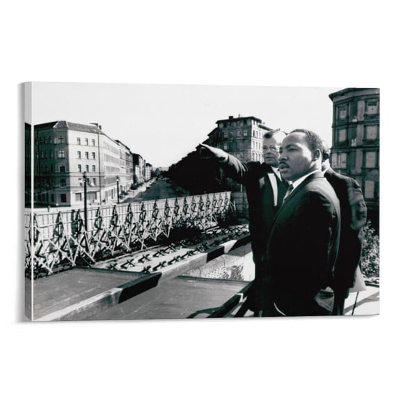 Martin Luther King Jr. Print American Art Poster Canvas Painting Decor Wall Print Photo Gifts Home Modern Decorative Posters 12x18inch(30x45cm)