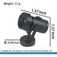 thumbnail image 3 of Model Figure Wireless LED Spotlight, Multi-Color Model Figure Lamp Light Up Figure Doll Anime Model/gundum Model Kits Models Hobby Accessories (Yellow) - Orange Spotlight, 3 of 9