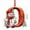O, variant on LanSuare 26 Initial Christmas Ornament with Snowman, 2.8Inch Personalized Christmas Pendant for Christmas Tree Ornaments, Christmas Hanging Decoration（F）
