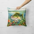 thumbnail image 2 of Largemouth Bass Throw Pillow 18 in x 18 in, 2 of 5