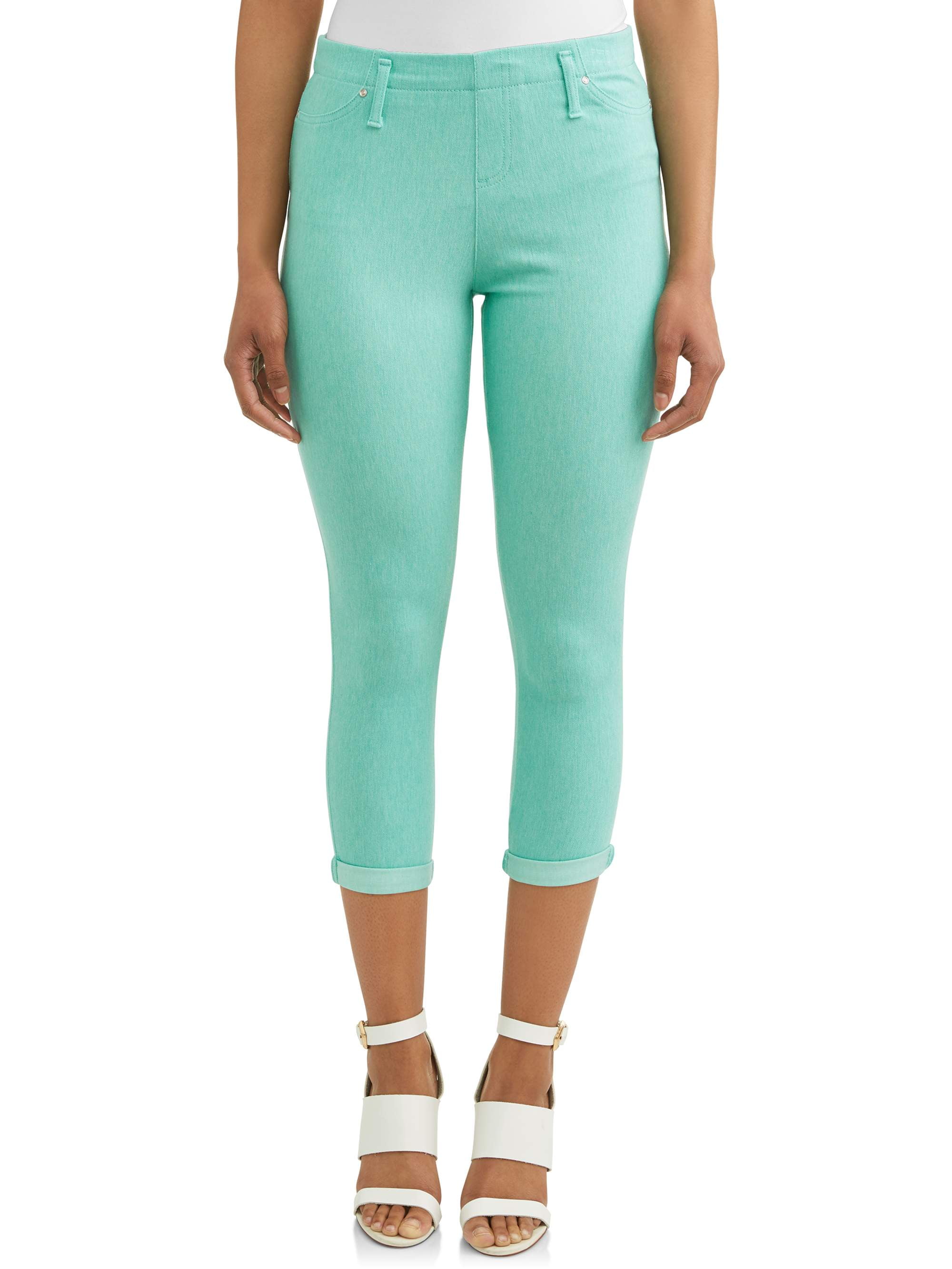 Time and Tru - Time and Tru Jegging Capri Women's - Walmart.com ...