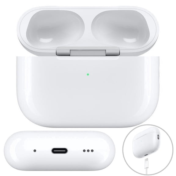 Replacement Wireless Charging Case for AirPods Pro 3 (A3063, A3064, A3065), AirPod 3rd Gen Charger Box, Wireless and USB-C Port Charging (No Earbuds)