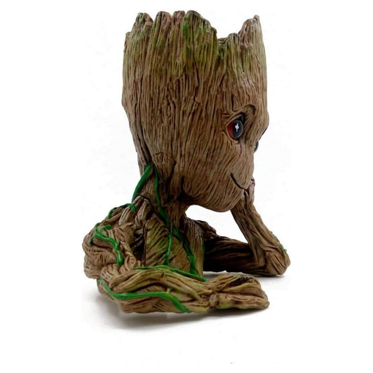 Groot Action Figures Guardians of The Galaxy Flowerpot Baby Cute Model Toy  Pen Pot Best Gifts 6.3in 