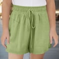 thumbnail image 2 of UAYOTSE Girls Casual Loose Fit Solid Color Shorts For Everyday Outdoor And Sports Activities Comfortable Breathable Summer School Uniform Pants,Sizes 7-8 Years, 2 of 4