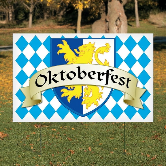 Oktoberfest Yard Sign - Party Decor - 1 Piece