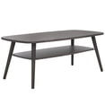 thumbnail image 4 of SAFAVIEH Karou Modern 2 Tier Wood Coffee Table, Distressed Black, 4 of 10