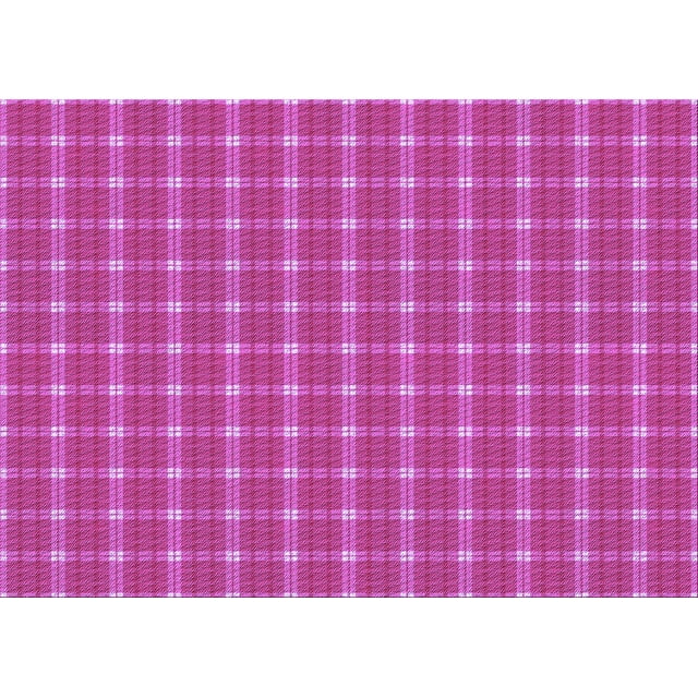Ahgly Tapis Rectangulaire Lavable en Machine Intérieur Transitionnel Rose Profond, 7 Pieds x 10 Pieds