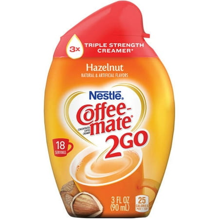 UPC 050000007509 product image for Nestle Coffee-mate 2 gO Hazelnut Triple Strength Coffee Creamer, 3.0 fl oz | upcitemdb.com