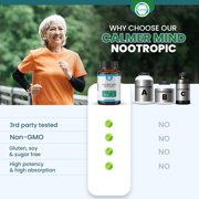 TrueMed Nootropic Brain Booster for Energy, Focus, Productivity 60 Capsules