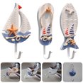 thumbnail image 2 of Miangastore 3 Pcs Clothes Hooks Home Creative Hats Hooks Ocean Theme Hangers (Random Style), 2 of 8