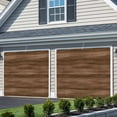 thumbnail image 3 of Brown Wood Grain Garage Door Cover Banner 6 x 13 FT, Retro Farmhouse Wooden Plank Garage Door Curtains Backdrop with Grommets for Indoor Outdoor Wall Party Porch Yard Decorations Background, 3 of 9