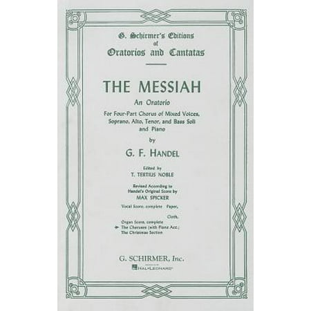 Chorus Parts - The Messiah : Chorus Parts - Piano