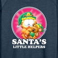 thumbnail image 3 of Garfield - Santas Little Helpers - Women's Lightweight French Terry Long Sleeve Shirt, 3 of 5