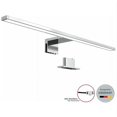 thumbnail image 3 of Lámpara de espejo LED, lámpara de gabinete, lámpara de pared para baño, luz blanca neutra 4000 Kelvin, 5 W, 650 lm, IP44, ancho 300 mm, cromo, 3 of 5