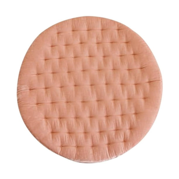 Cojín redondo para asiento de silla, cojín para taburete, portátil, cómodo, decorativo, cojín para silla Rosa