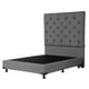 thumbnail image 3 of Box Base Cama Queen Size + Cabecera Capri Gris Dicasa  Rivo, 3 of 8