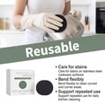 thumbnail image 1 of Linnome Stainless Steel Cleaning Sponge for Pots Non Scratch Kitchen Scrubber Set of 3, 1 of 9