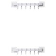 thumbnail image 4 of Cateissary Ganchos autoadhesivos, 6 ganchos de pared, estante de plástico para puerta de baño, estante de cocina, sin taladro, organizador de Type2 NO2, 4 of 6