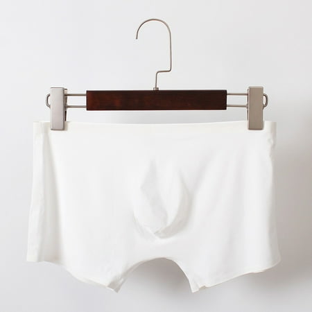 

Womens Underwear Men s Pure Color Ice Silk Seamles Underwear Fashionable Sexy Underwear