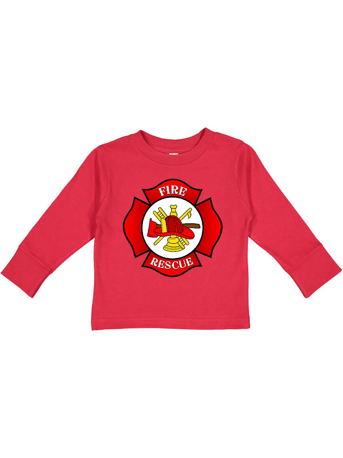 inktastic Maltese Cross Firefighter Toddler T-Shirt 