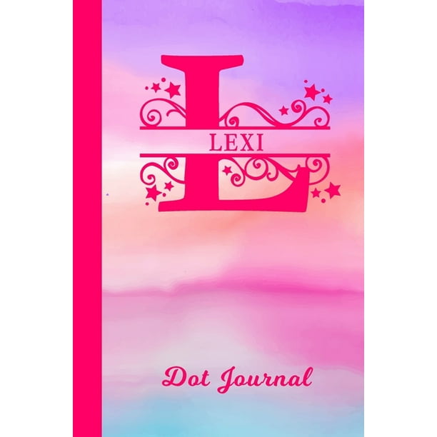  Lexi  Dot Journal Personalized  Custom First Name Personal 