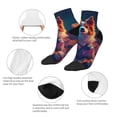 thumbnail image 5 of Pofeuu Starry Sky White Cloud Puppy Print 30cm Socks, Adult Running Hiking Socks for Youth and Adult, 5 of 7
