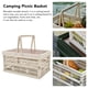 thumbnail image 3 of Cesta de Picnic Plegable para Acampar con Gran Capacidad Caja de Almacenamiento Multifuncional para Acampar Picnic y Organización del Hogar ANGGREK  Otros, 3 of 8
