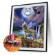 thumbnail image 4 of 5D bricolaje completo taladro diamante pintura novedad lobo cruz puntada mosaico costura FLhrweasw Nuevo, 4 of 8
