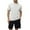 Khaki, variant on Men's Summer Outdoor Quick Drying Sports T Shirt Men's Standing Collar Half Zip Men's Fitness Clothes Loose Casual Running Training Short Sleeves Tie Front Shirts for Men