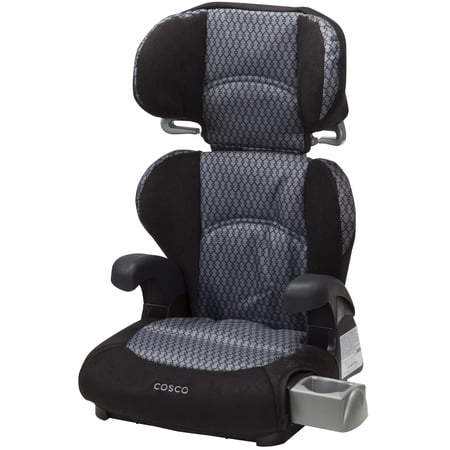 Cosco Kids Pronto! Belt-Positioning Booster Car Seat, Linked Black