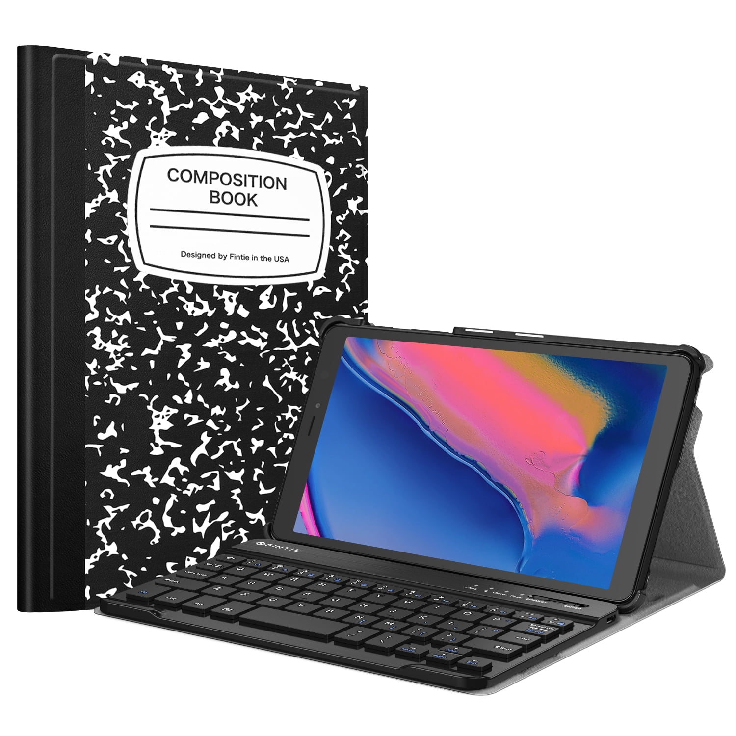 Fintie Slim Keyboard Bluetooth Keyboard Case for Samsung Galaxy Tab A 8