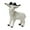 L, variant on Plush Goat Garden Statue Animal Figurine, for Indoor Garden Lawn Yard Decorations Housewarming Gift - S