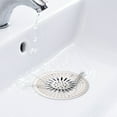 thumbnail image 5 of Sink Drain Hair Catcher Stopper, Bathtub and Shower Drain Strainer Cover, Universal Anti-Clog Mesh Screen for Bathroom and Kitchen Sink(White), 5 of 5