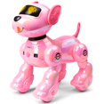 thumbnail image 1 of VATOS Nouveau Chien Robot Intelligent Télécommandé pour Enfants, 17 Fonctions Interactives Amusantes Chiot Robotique Programmable Intelligent pour Enfants avec 2 Piles, Chant Danse, 1 of 9