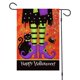 thumbnail image 1 of Jardín De Halloween Bandera De Vacaciones De Lino De Doble Cara Decoración De Patio Para Vallas Paredes De Ventanas Noticed HA041436-07, 1 of 6