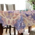 thumbnail image 3 of BZSMCE Square Tablecloth Elegant Floral Harmony Pattern Tableclothes, 3 of 9