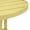 light yellow, variant on Zimtown 20-Inch Round Outdoor Side Table - 3-Leg Metal Patio Coffee Table for Garden, Deck or Indoor Use, Black
