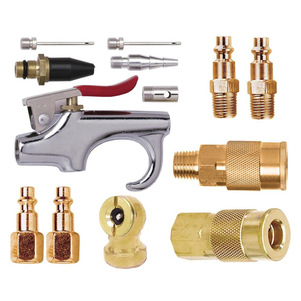 13 Piece Air Compressor Kit Spray Gun Tools Compressed Air Accessories Air Hose