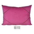 thumbnail image 5 of 20 X 14 Inch Polyester Pillow with Zipper Accent, Set of 2, Pink- Saltoro Sherpi, 5 of 5